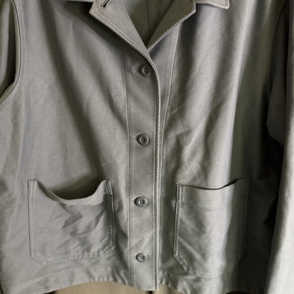 UNIQLO Men's Blue Chambray Button Down Shirt XL Slim Fit - Picture 10 of 11